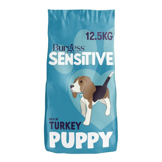 Burgess Sensitive Puppy Turkey & Rice 12.5kg