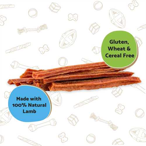 Good Boy Pawsley Chewy Strips Dog Treats - Lamb - 80g