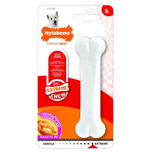 Nylabone Extreme Chew Extra Durable Bone Chicken Small