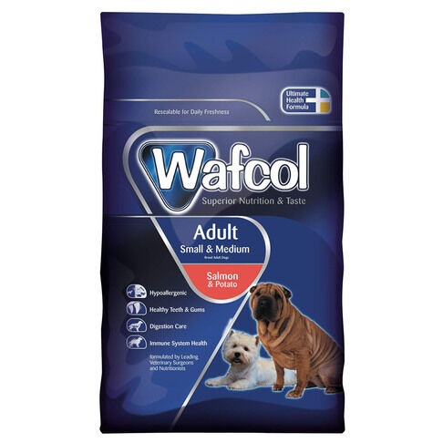 Wafcol Salmon & Potato Small & Medium Breed Adult Dry Dog Food 12kg