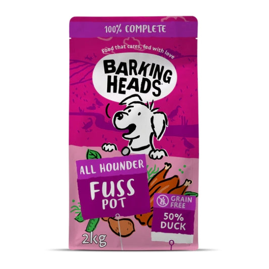 Barking Heads All Hounder Fuss Pot Duck Dry Food 2kg