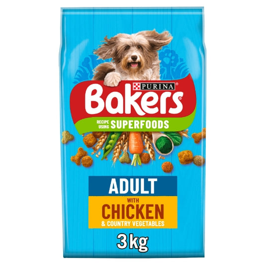 Bakers Adult with Tasty Chicken & Country Vegetables 3kg