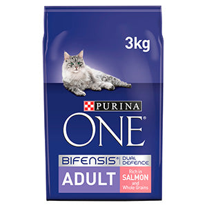 Purina ONE Dry Adult Cat Food Salmon and Wholegrain