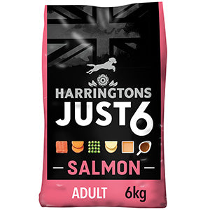 Harringtons Just 6 Complete Dry Adult Dog Food Salmon & Potato