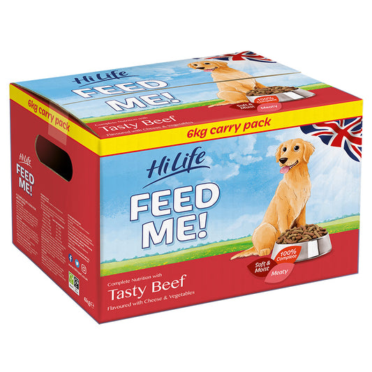 Hilife Complete Moist Mince Dog Beef & Cheese 6kg