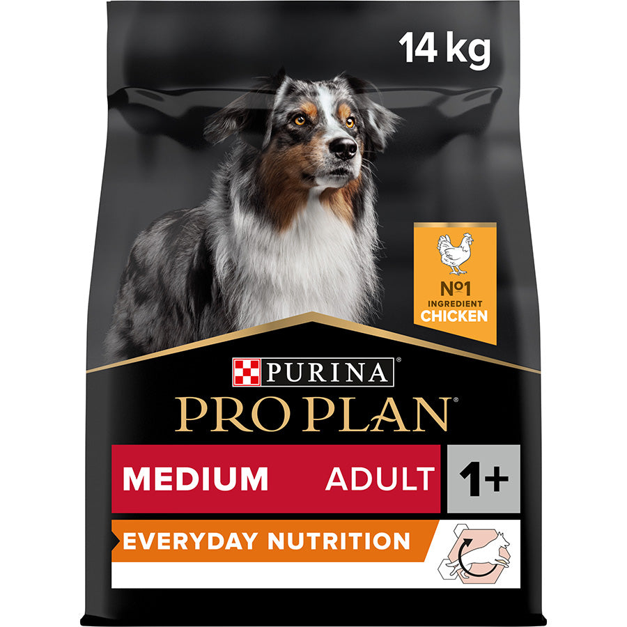 Pro Plan Everyday Nutrition Medium Adult Dry Dog Food Chicken 14kg