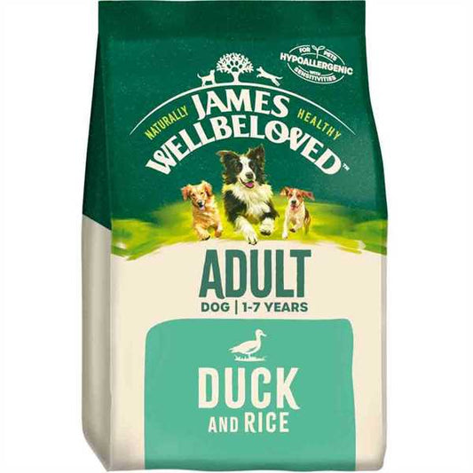 James Wellbeloved Complete Adult Dry Dog Food Duck and Rice 2kg