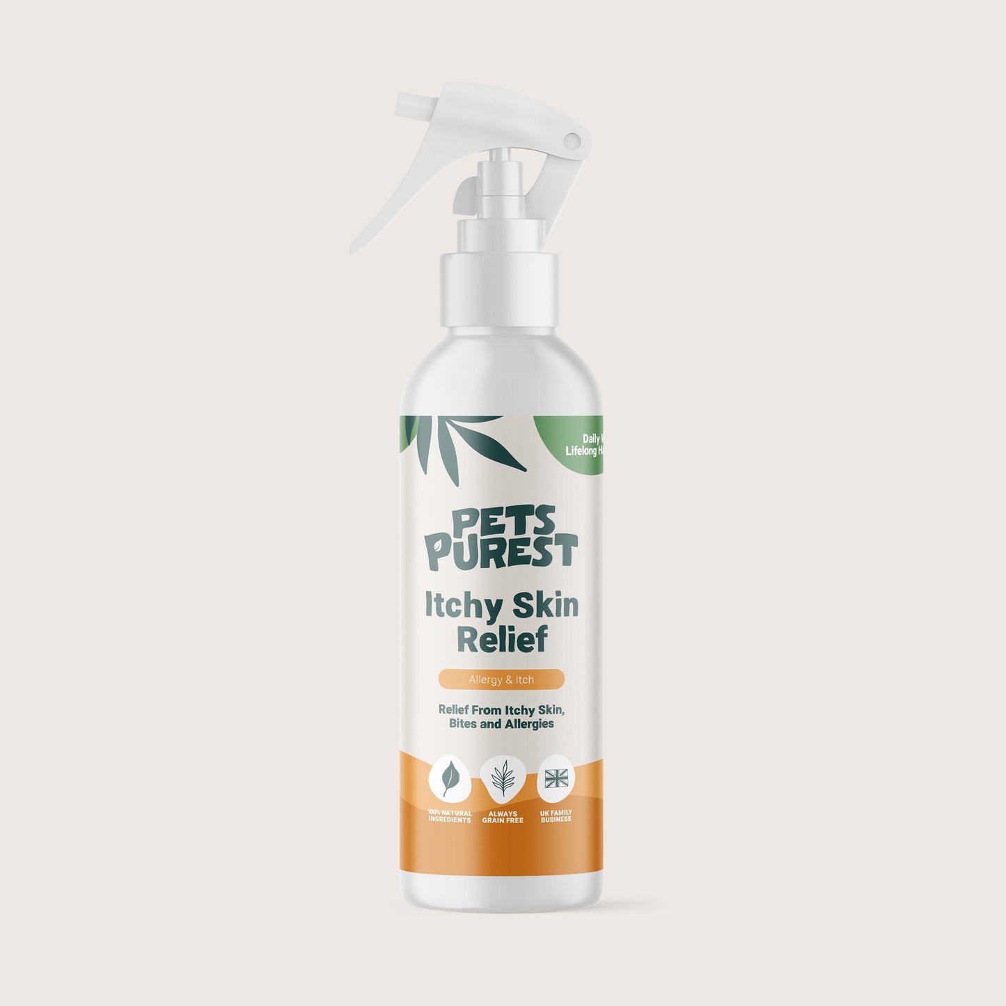 Pets Purest Natural Itchy Skin Relief 250ml