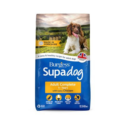 Burgess Supadog Adult Chicken Dry Dog Food 12.5kg