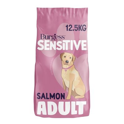 Burgess Sensitive Salmon & Rice Dry Dog Food 12.5kg