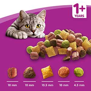 Whiskas 1+ Salmon Dry Adult Cat Food 1.9kg