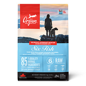 Orijen Complete Dry Adult Dog Food Six Fish Pilchard Mackerel & Hake