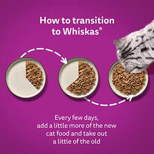 Whiskas Wet 1+ Adult Cat Food Poultry Feasts in Jelly 12x85g Pouches