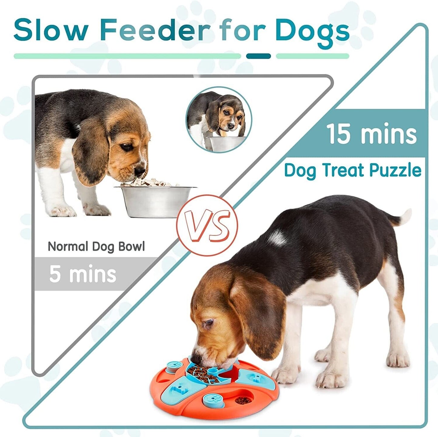 Dog puzzle Toy slow feeder bowl - Pets Universe